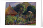 Lenna by a Summer House, c.1917 by William James Glackens