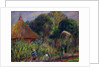 Lenna by a Summer House, c.1917 by William James Glackens