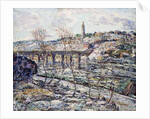 Harlem River Bridge by Ernest Lawson