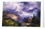 Index Peak, Yellowstone National Park, 1914 by Thomas Moran