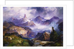 Index Peak, Yellowstone National Park, 1914 by Thomas Moran