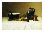 Still life with Herring, Pot, Jug and Measure, 1908 by Milne Ramsey