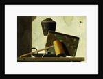 Still life with Notebook and Pipe by John Frederick Peto