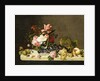 Flowers and Fruit by Severin Roesen