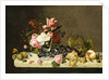 Flowers and Fruit by Severin Roesen