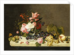 Flowers and Fruit by Severin Roesen