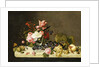 Flowers and Fruit by Severin Roesen