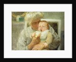 The Baby's Bottle by Robert William Vonnoh