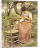 The Seamstress, c.1891 by Theodore Robinson