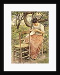 The Seamstress, c.1891 by Theodore Robinson
