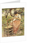 The Seamstress, c.1891 by Theodore Robinson