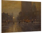 Madison Square, Rainy Night by Lowell Birge Harrison