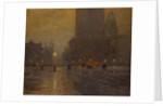 Madison Square, Rainy Night by Lowell Birge Harrison