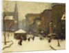 Park Street Church in Snow, 1913 by Arthur Clifton Goodwin