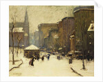 Park Street Church in Snow, 1913 by Arthur Clifton Goodwin