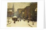Park Street Church in Snow, 1913 by Arthur Clifton Goodwin