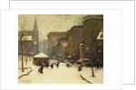 Park Street Church in Snow, 1913 by Arthur Clifton Goodwin