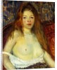 A Red-Haired Model by William James Glackens
