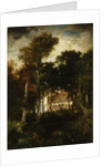 Woods by a River, 1886 by Thomas Moran