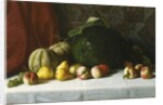 Tabletop Still Life of Fruit, 1882 by George Hetzel