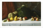 Tabletop Still Life of Fruit, 1882 by George Hetzel