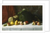 Tabletop Still Life of Fruit, 1882 by George Hetzel