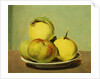 Dish of Apples and Quinces by David Johnson