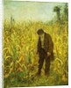 Man in a Cornfield by Eastman Johnson