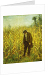 Man in a Cornfield by Eastman Johnson