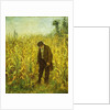 Man in a Cornfield by Eastman Johnson