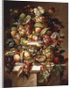 Still Life with Grapes and Peaches by Charles Baum