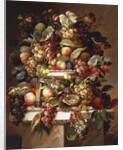 Still Life with Grapes and Peaches by Charles Baum