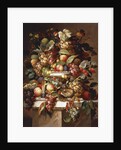 Still Life with Grapes and Peaches by Charles Baum