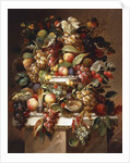 Still Life with Grapes and Peaches by Charles Baum