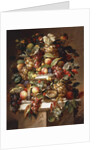 Still Life with Grapes and Peaches by Charles Baum