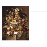 Still Life with Grapes and Peaches by Charles Baum