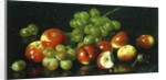 Still Life with Crabapples and Grapes by Joseph Decker