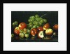 Still Life with Crabapples and Grapes by Joseph Decker