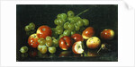 Still Life with Crabapples and Grapes by Joseph Decker
