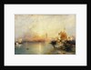 Sunset, Venice; Santa Maria and the Ducal Palace, 1902 by Thomas Moran