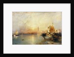 Sunset, Venice; Santa Maria and the Ducal Palace, 1902 by Thomas Moran