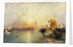 Sunset, Venice; Santa Maria and the Ducal Palace, 1902 by Thomas Moran