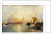 Sunset, Venice; Santa Maria and the Ducal Palace, 1902 by Thomas Moran