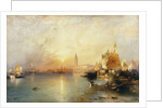 Sunset, Venice; Santa Maria and the Ducal Palace, 1902 by Thomas Moran