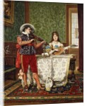 The Duet, 1888 by Adolphe Alexandre Lesrel