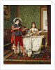 The Duet, 1888 by Adolphe Alexandre Lesrel
