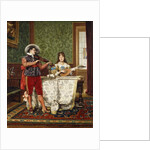 The Duet, 1888 by Adolphe Alexandre Lesrel