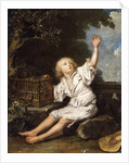 A Boy with an Empty Birdcage by Jean Baptiste Charpentier