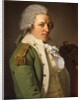 Portrait of the Artist, Half Length, Wearing a Green Jacket and Holding a Cane by Joseph Ducreux