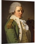 Portrait of the Artist, Half Length, Wearing a Green Jacket and Holding a Cane by Joseph Ducreux